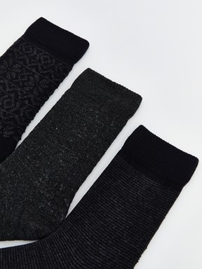 Soket Çorap KARIŞIK RENK İPLİĞİ BOYALI