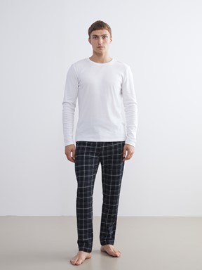 Pijama Alt SİYAH BASKILI