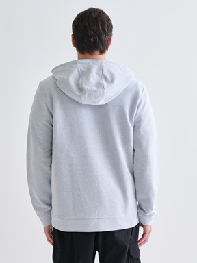 Fermuarlı Sweatshirt GRI