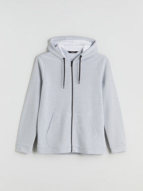 Fermuarlı Sweatshirt GRI