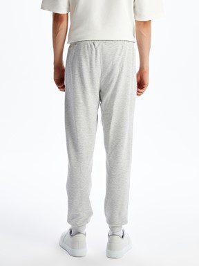 Slim Fit Erkek Jogger Eşofman Altı GRİ MELANJ