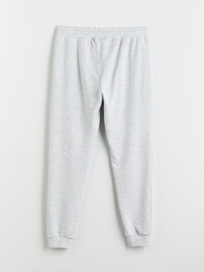 Slim Fit Erkek Jogger Eşofman Altı GRİ MELANJ
