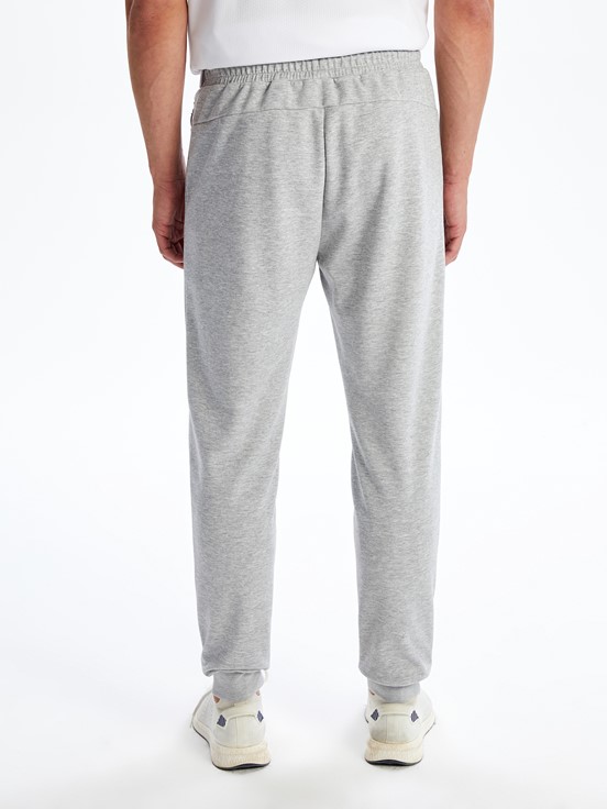 Slim Fit Erkek Jogger Eşofman Altı AÇIK GRİ MELANJ