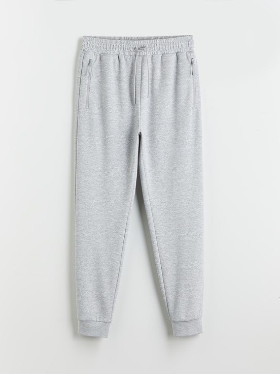 Slim Fit Erkek Jogger Eşofman Altı AÇIK GRİ MELANJ