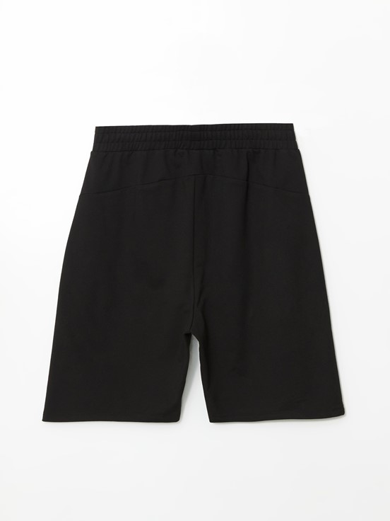 Slim Fit Erkek Spor Şort YENİ SİYAH