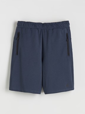 Slim Fit Erkek Spor Şort YENİ SİYAH