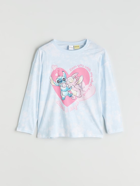 Pijama Takım MAVİ BASKILI