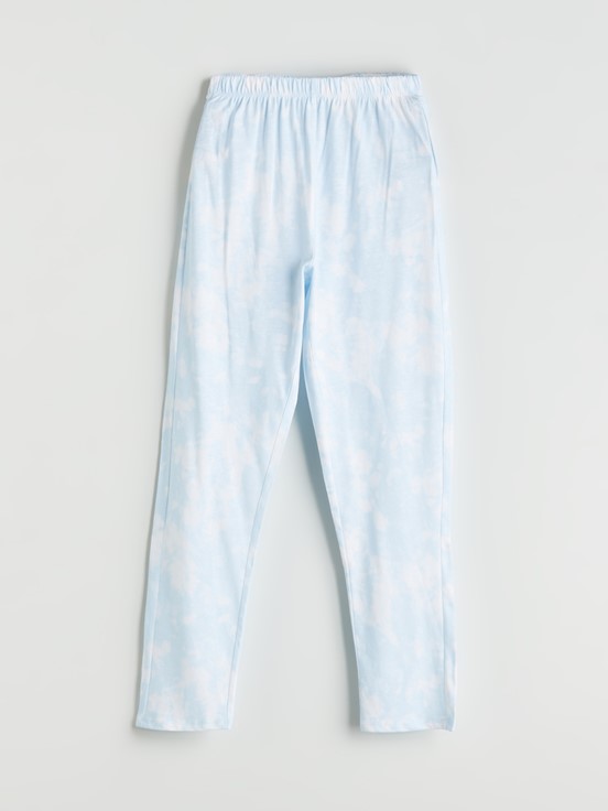 Pijama Takım MAVİ BASKILI