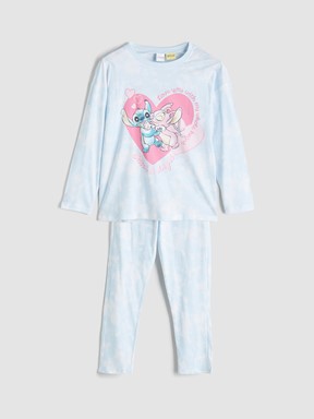 Pijama Takım MAVİ BASKILI