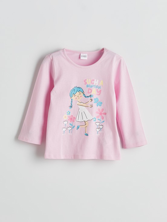 Pijama Takım SU MAVİSİ BASKILI