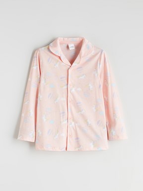 Pijama Takım PEMBE BASKILI