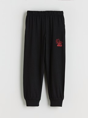 Pijama Takım CANLI KIRMIZI BASKILI