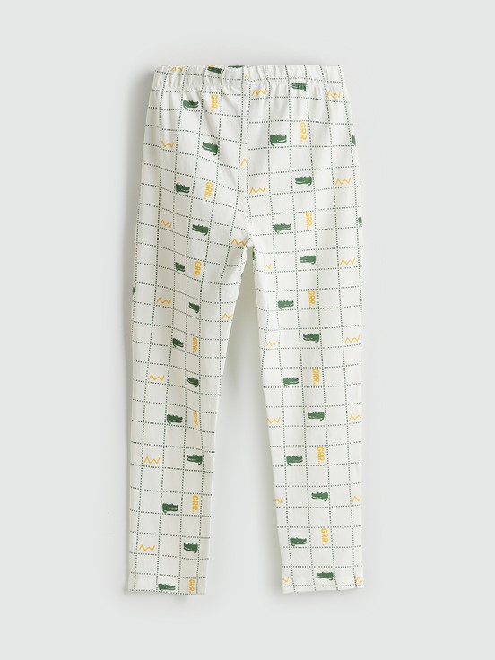 Pijama Takım EKRU BASKILI