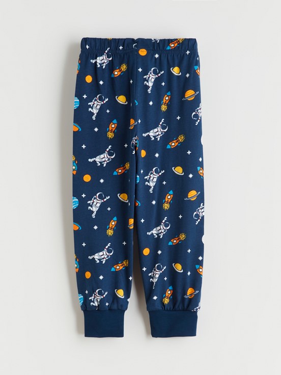 Pijama Alt LACİVERT BASKILI