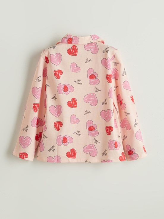 Pijama Takım AÇIK PEMBE BASKILI