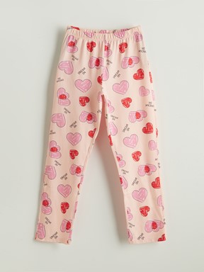 Pijama Takım AÇIK PEMBE BASKILI