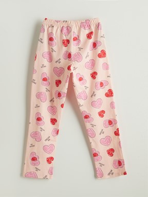 Pijama Takım AÇIK PEMBE BASKILI