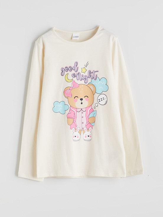 Pijama Takım KREM RENGİ