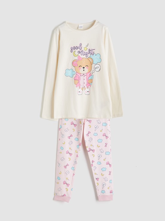 Pijama Takım KREM RENGİ