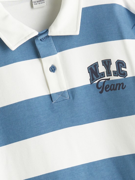 Tişört MAVİ BASKILI