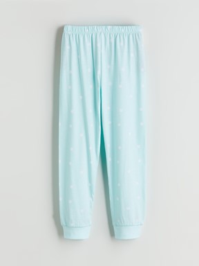 Pijama Takım UÇUK MAVİ BASKILI