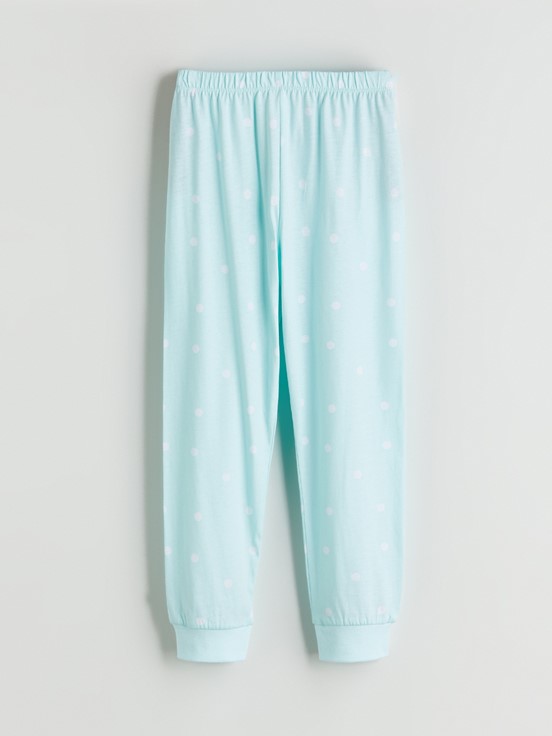 Pijama Takım UÇUK MAVİ BASKILI