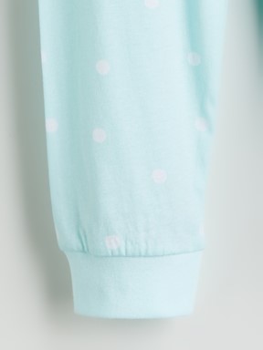 Pijama Takım UÇUK MAVİ BASKILI