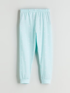 Pijama Takım UÇUK MAVİ BASKILI