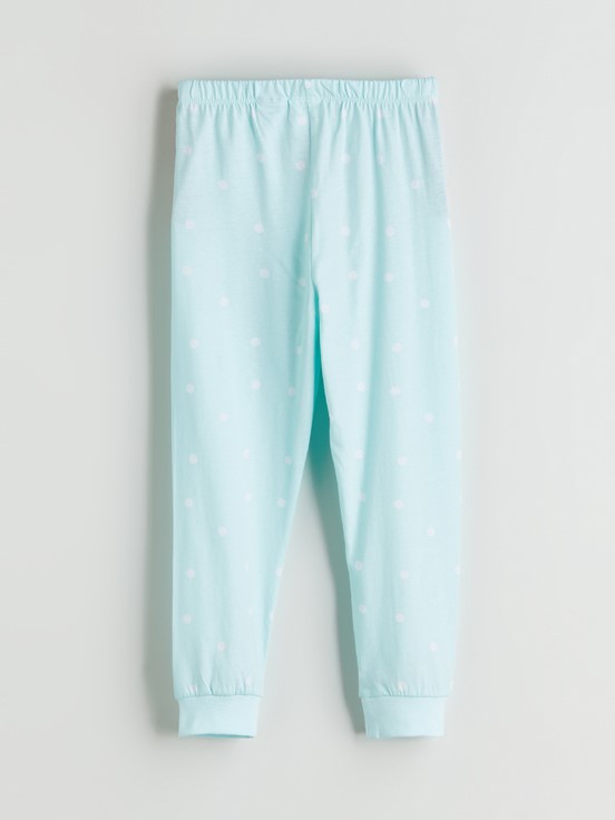 Pijama Takım UÇUK MAVİ BASKILI