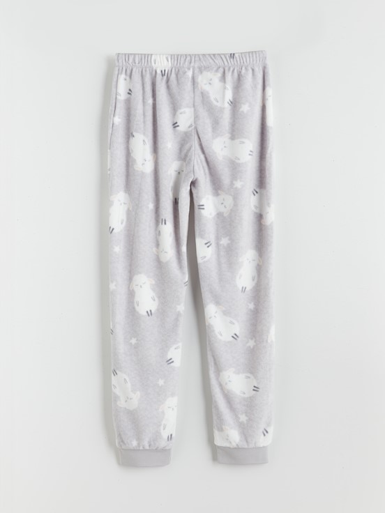 Pijama Takım AÇIK GRİ BASKILI