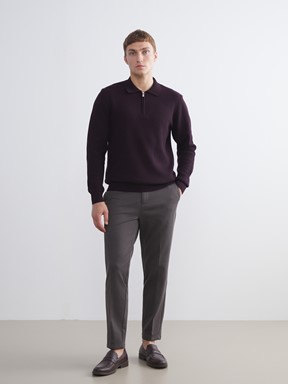 Chino Pantolon İNDİGO MELANJ