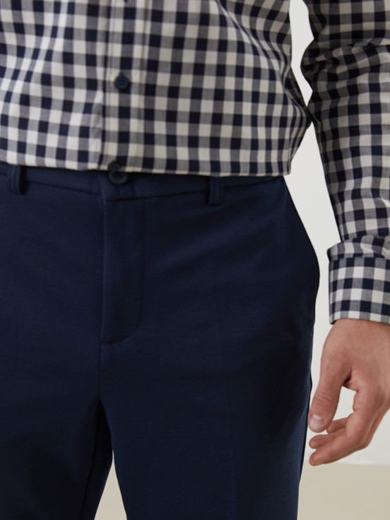 Chino Pantolon İNDİGO MELANJ