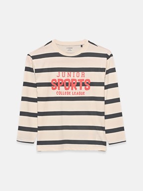 Tişört AÇIK BEJ BASKILI