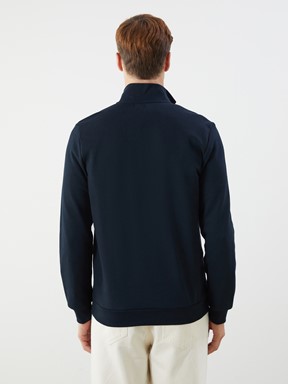 Fermuarlı Sweatshirt LACİVERT