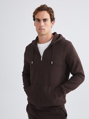 Fermuarlı Sweatshirt ZÜMRÜT YEŞİLİ MELANJ