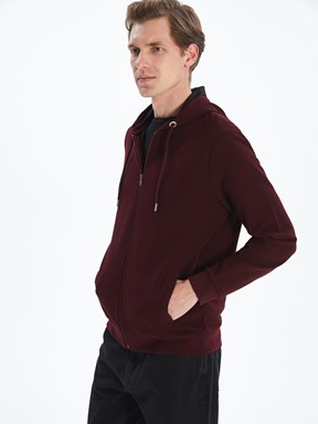 Fermuarlı Sweatshirt LACİVERT
