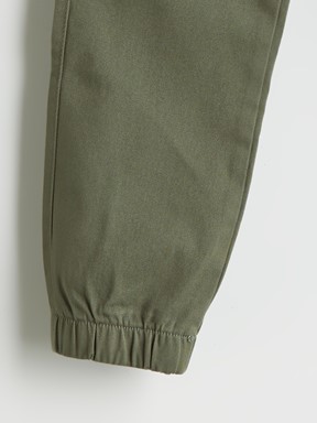 Beli Lastikli Erkek Çocuk Kargo Jogger Pantolon HAKİ