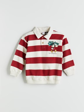 Sweatshirt AÇIK BEJ BASKILI