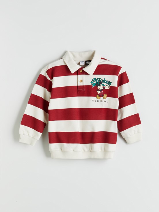 Sweatshirt AÇIK BEJ BASKILI