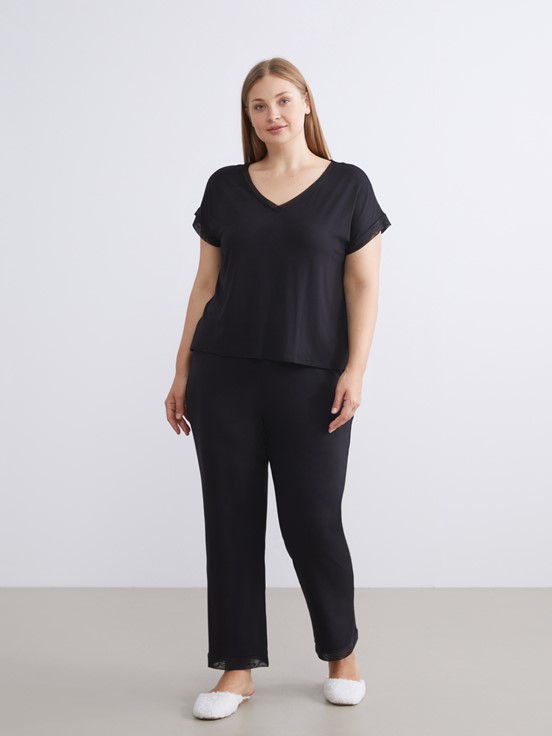 Pijama Takım YENİ SİYAH