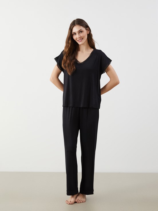 Pijama Takım YENİ SİYAH