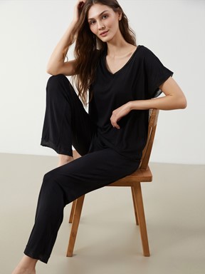 Pijama Takım YENİ SİYAH