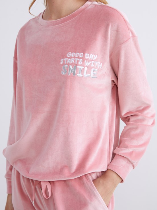 Pijama Takım MAT PEMBE
