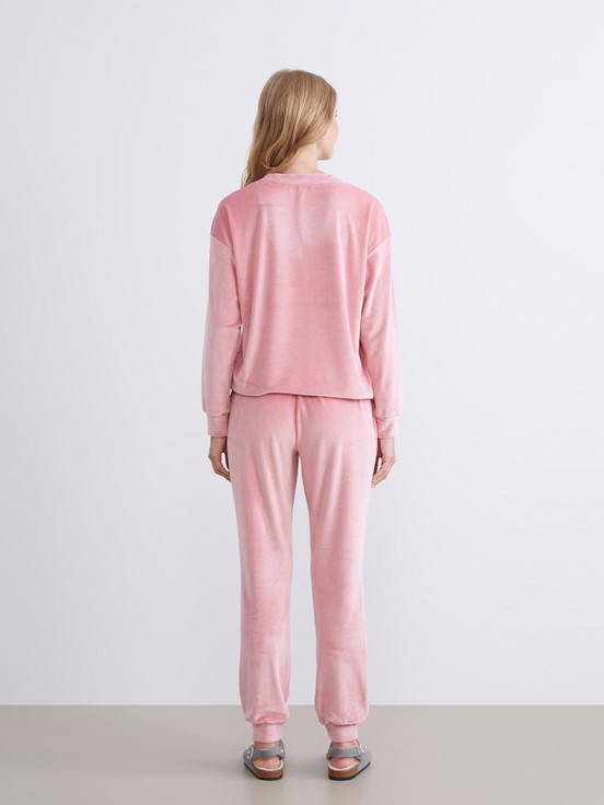 Pijama Takım MAT PEMBE