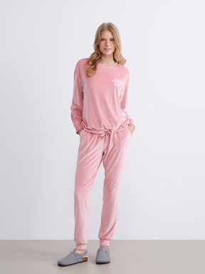Pijama Takım MAT PEMBE