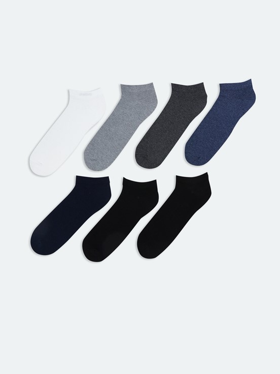 Patik Çorap KARIŞIK RENK İPLİĞİ BOYALI