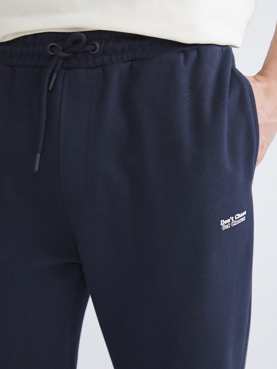 Standart Kalıp Erkek Jogger Eşofman Altı LACİVERT