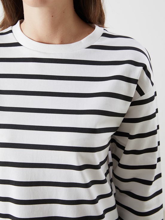 Sweatshirt SİYAH ÇİZGİLİ