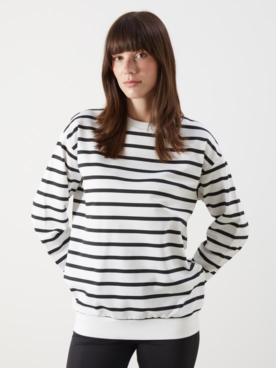 Sweatshirt SİYAH ÇİZGİLİ