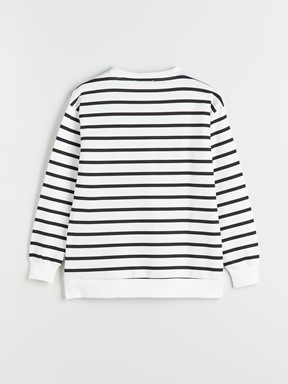 Sweatshirt SİYAH ÇİZGİLİ